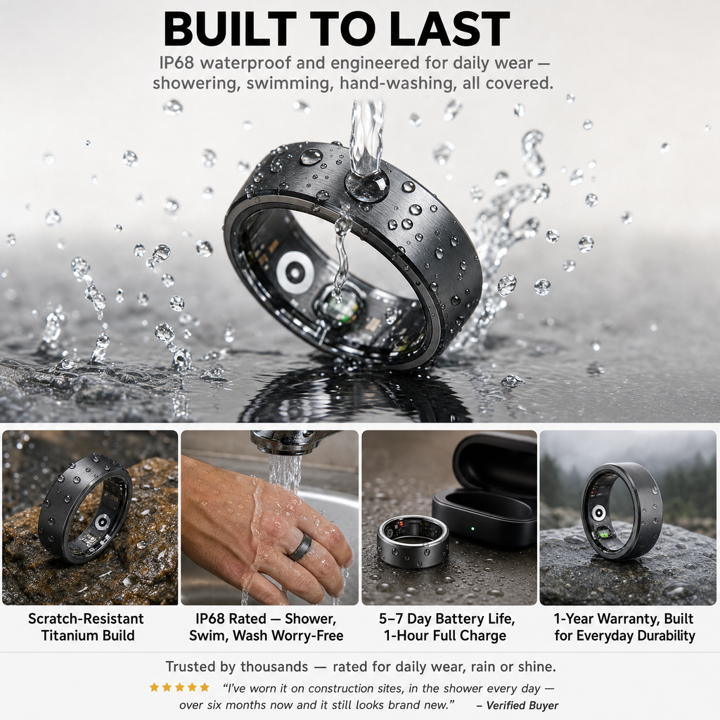Smart Health Tracking Ring
